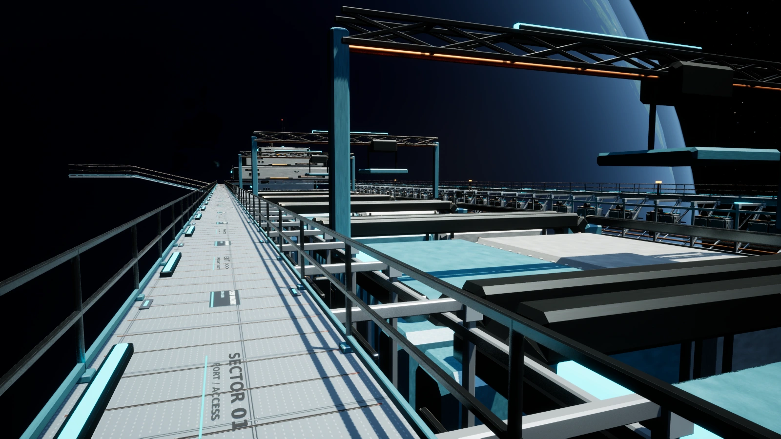 Meridian · Walking on deck