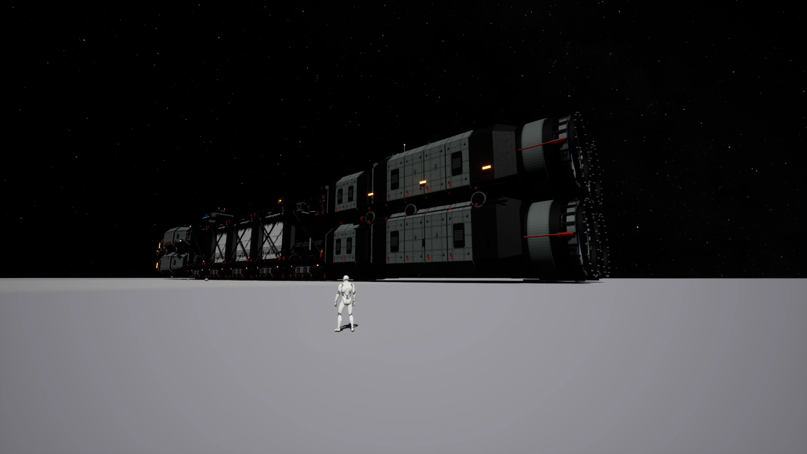 Beside Small on the moon