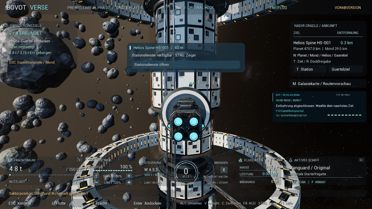 At the edge of Helios Spine